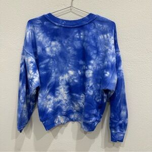JoyLab Twisted Open Back Tie Dye Sweatshirt